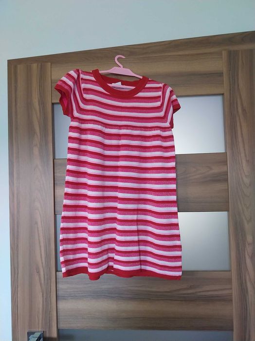 sukienka w paski H&M r. 122
