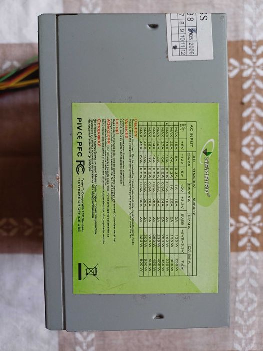 Stare zasilacze komputerowe Fujitsu, Linkworld, Gembird