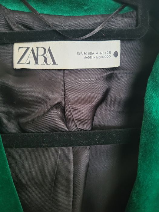 Marynarka Zara  szmaragdowa