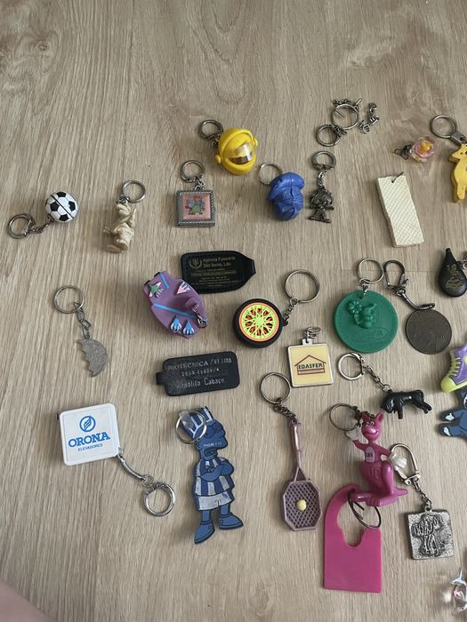 Conjunto porta chaves anos 90