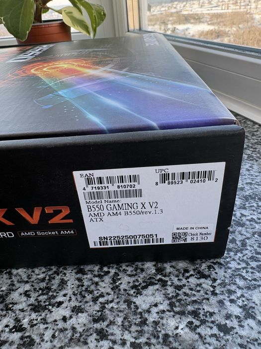 Материнська плата Gigabyte B550 Gaming X V2 (AM4, ATX) - нова