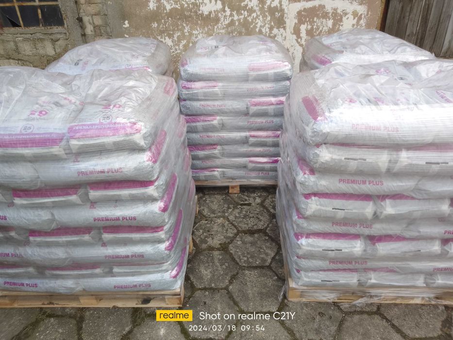 Groszek Premium Plus, sobianek lew, pellet poltarex, ogień