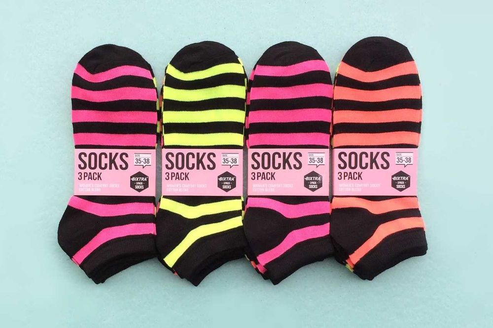 Skarpetki zestaw 12 par Stopki Damskie Bawełna rozmiar 35-38