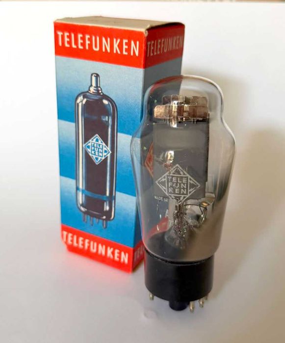 AZ12 Telefunken NOS/NIB odpowiednik RGN 2004 / RGN 2504 / AZ4, a przez przejściówkę GZ34, 5U4, 5V4. Szybka duo-dioda 2,3A.