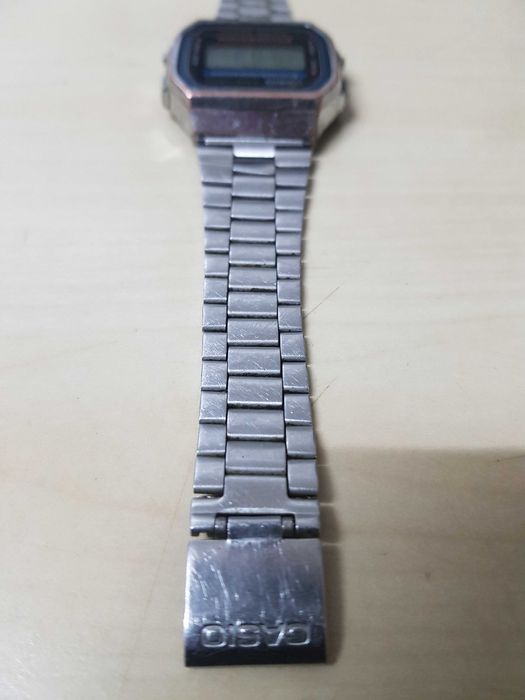 Zegarek nareczny CASIO A168 ILLUMINATOR 3298 ElectroLuminescence Alarm