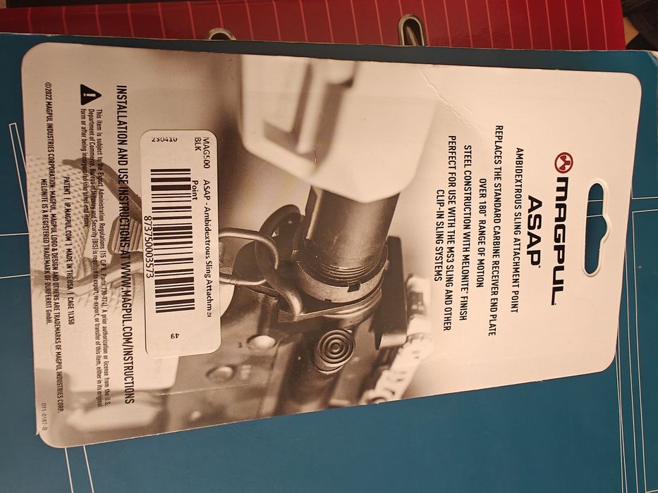 Magpul ASAP ambidextrous sling attachment point