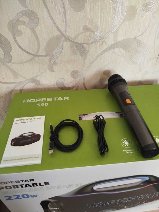 HOPESTAR S90 220W Bluetooth колонки (НОВІ) чорні