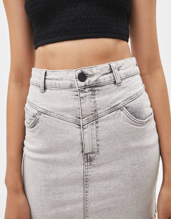 Юбка джинсовая Bershka новая мини размер 36