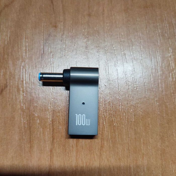 Адаптер USB Type C -> DC F/M 100W 4.5x3.0 mm HP PD100W-4.5x3.0mm-HP)