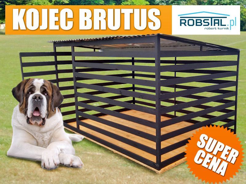 BARDZO MOCNY Kojec dla psa BRUTUS - klatki kojce dla zwierząt
