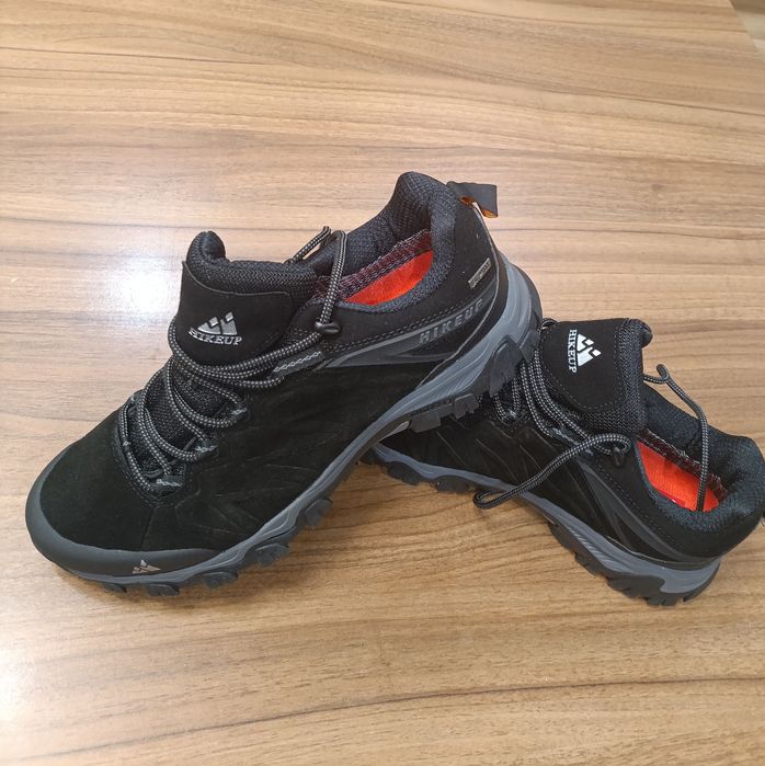 HIKEUP - мужские, высококачественные, кожанные, походные, прочные,.