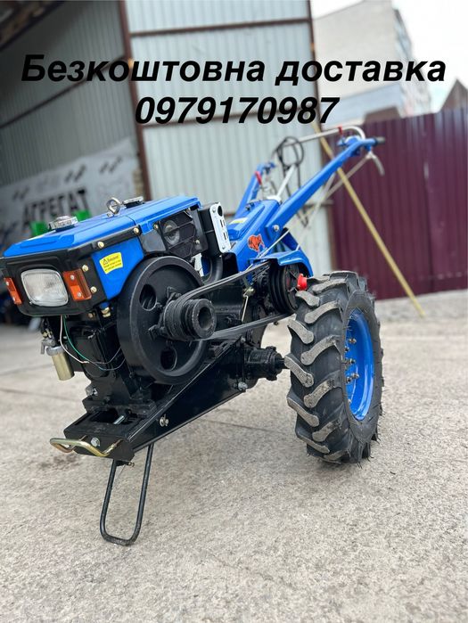 Мотоблок Зубр 8 з фрезою, Найкраща ціна, Безкоштовна доставка,Гарантія