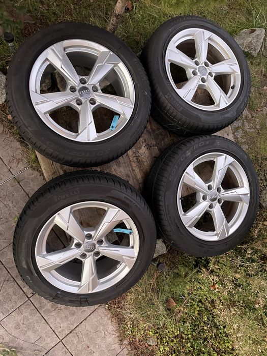 Koła OEM Audi A6 4K C8 A7 5x112 225/55R18 Skoda Seat VW 100% idealne