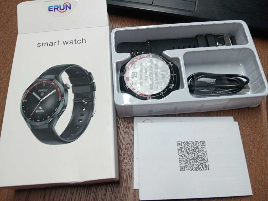 Smartwatch Erun GT5 Pro - Ecrã HD - Chamadas Bluetooth - NOVO