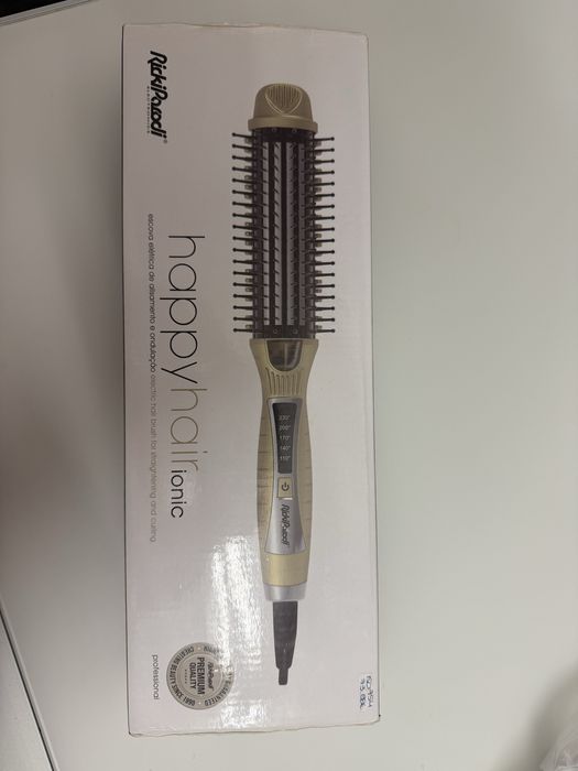 Escova eletrica de alisamento e ondulação