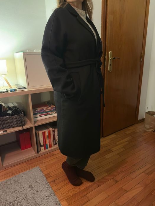 Sobretudo comprido MANGO  Handmade tamanho S