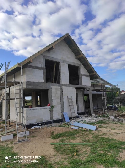 Budowa domów jednorodzinnych , domów drewnianych