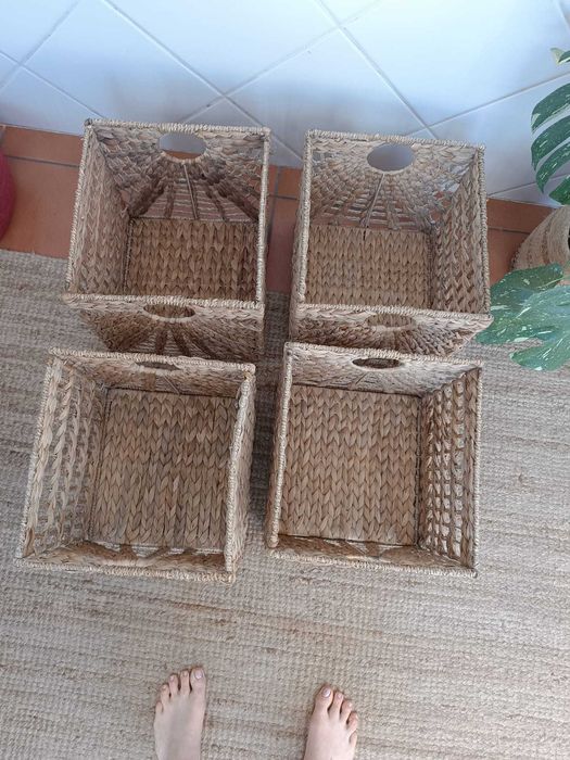 4x Ikea Cestos Baskets Lustigkurre