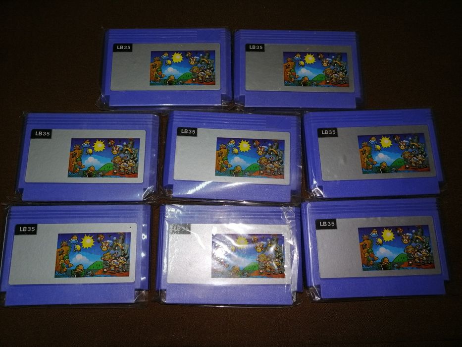 8 cartuxos super mario