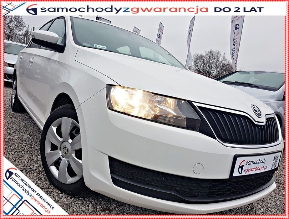 Skoda RAPID Ładna SKODA RAPID 1.6TDi 115KM przeb 250tys SERWIS VAT23% 1ROK GWARANC