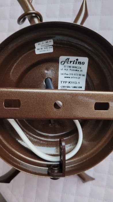 Ozdobny kinkiet, lampa