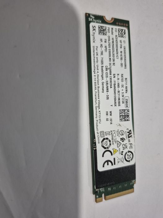 Dysk SSD M2 Nvme 256GB SKHYNIX (6)