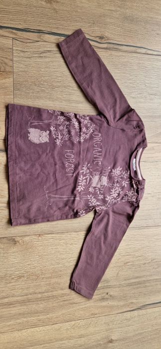 Sweter + 3 bluzki 4-pak jesienny r.98