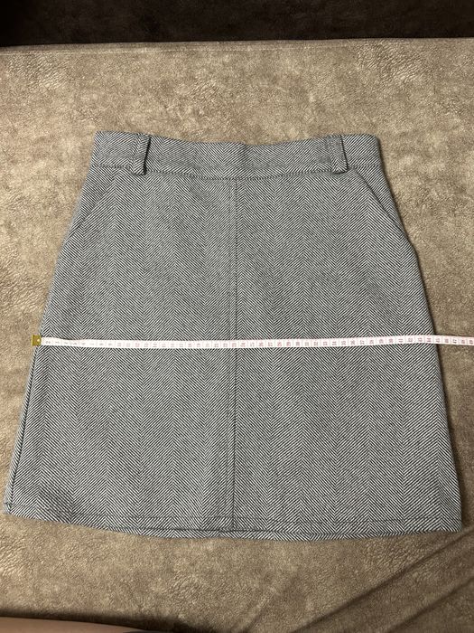 Юбка трапецыя шерстяная