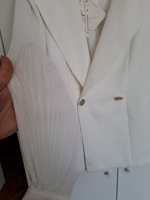 Garnitur damski biały