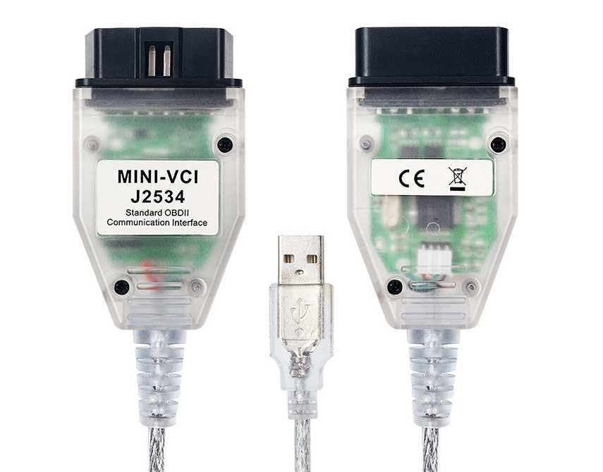 Діагностичний сканер Mini-VCI J2534 Toyota, Lexus, Scion