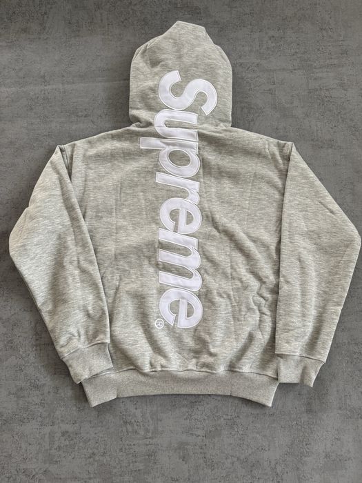 Костюм supreme чорний/сірий супрім костюм суприм