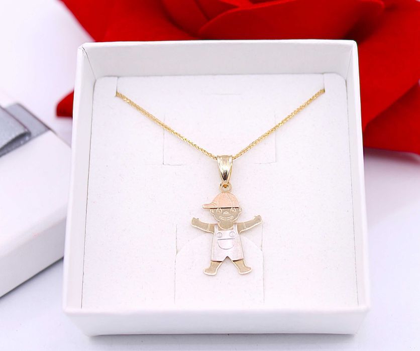 Złota zawieszka p.585/1,30g - chłopczyk