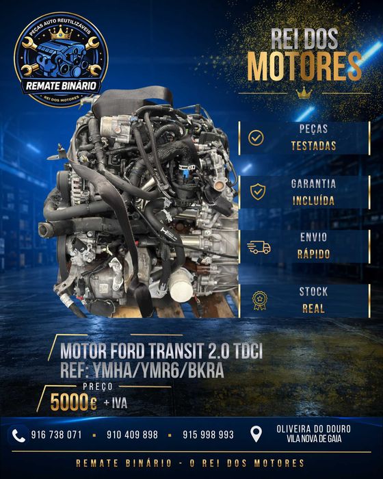 Motor FORD TRANSIT 2.0 TDCI YMHA/YMR6/BKRA