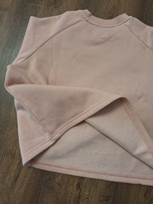 Ciepła, ocieplana bluza pudrowy róż