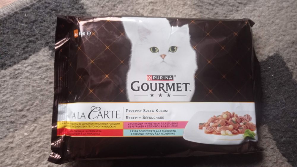 Zestaw karma dla kota Purina Gourmet Perle, A La Carte 10 x 4 x 85g