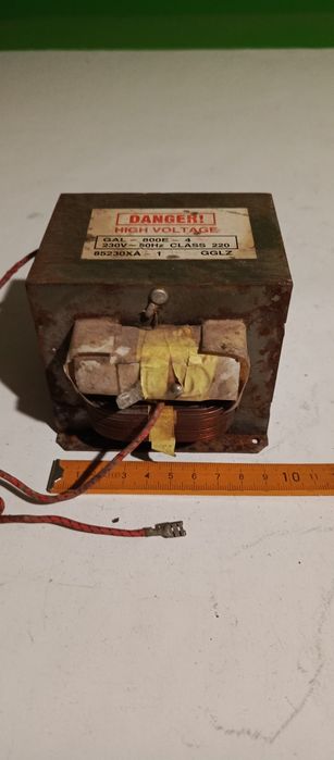 Transformator z mikrofalówki na elektromagnes zgrzewarkę i nie tylko