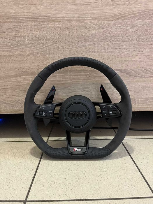 Volante Audi A3 8V A4 B8 TT 8J Q3 Q5 (S-Line / RS) Estilo R8