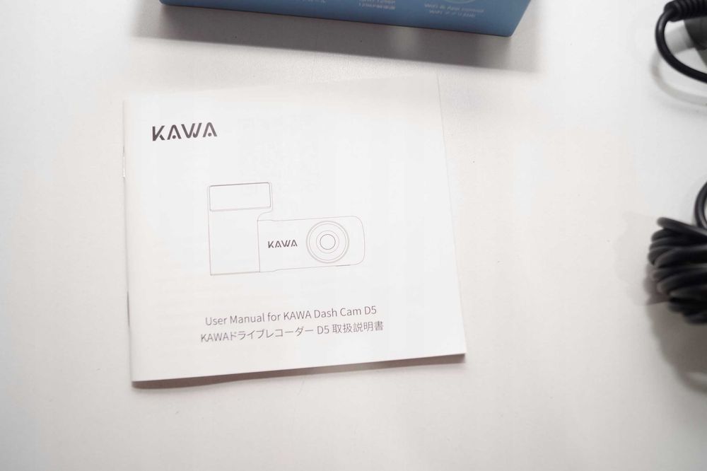 1883 KAWA D5 DASH CAMERA 2K 1440p kamera samochodowa rejestrator jazdy QHD