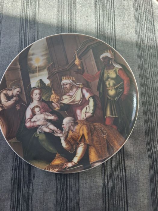 Pratos de Natal Vista Alegre colecção,anos 80