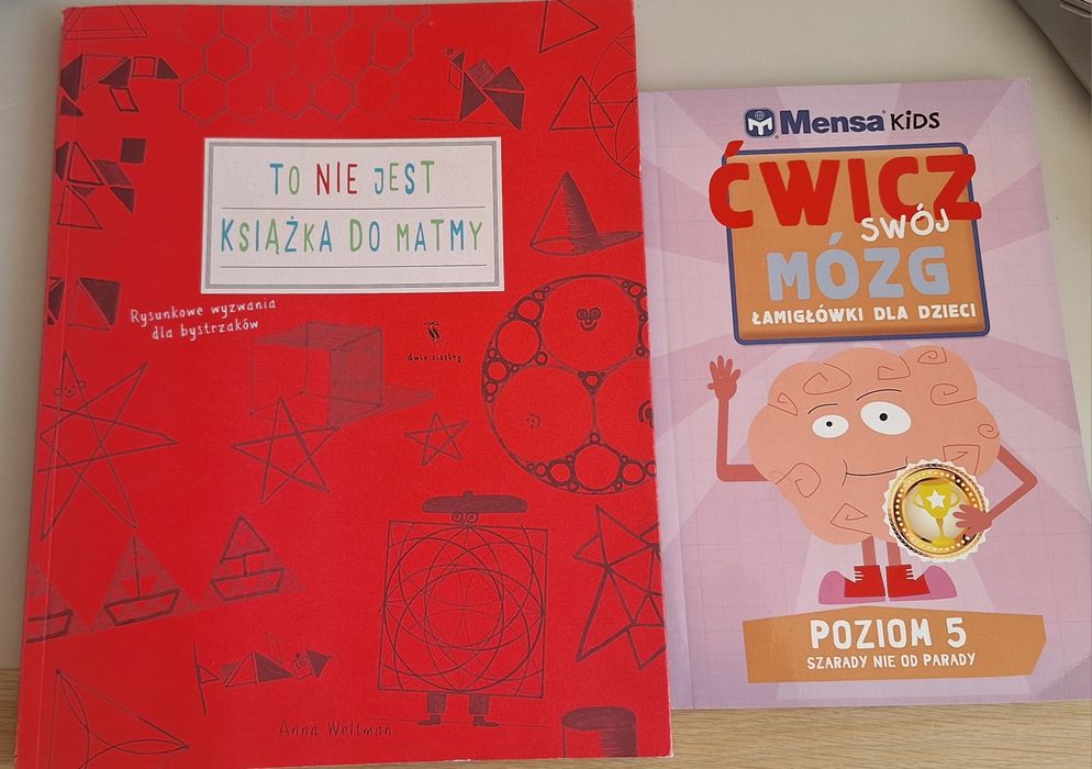 To nie jest Książka od matmy , ćwiczenia swój mózg 5 łamigówki mensa