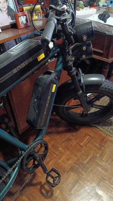Bicicleta engwe m20 duas baterias