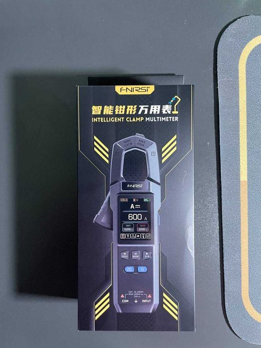 FNIRSI DMC-100 струмові кліщі АС/DC 600A мультиметр.  підраховує TRMS