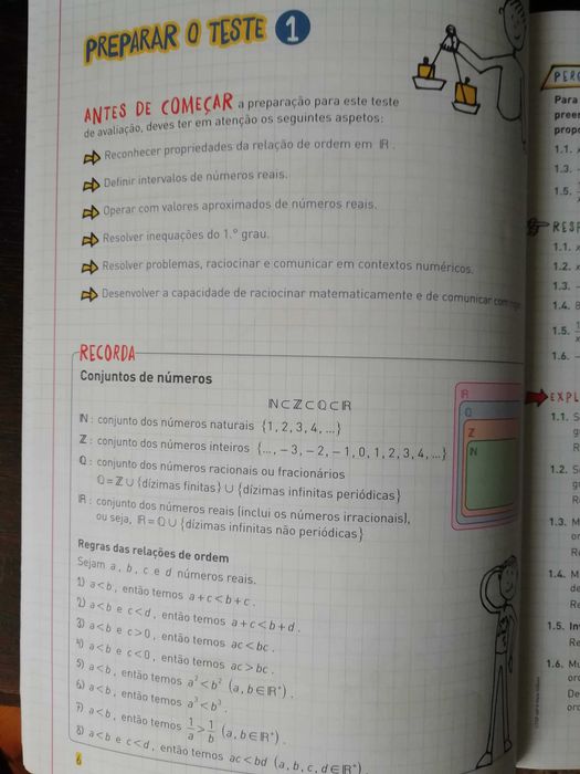 livro Matemática 9º ano preparação testes Porto Editora como NOVO