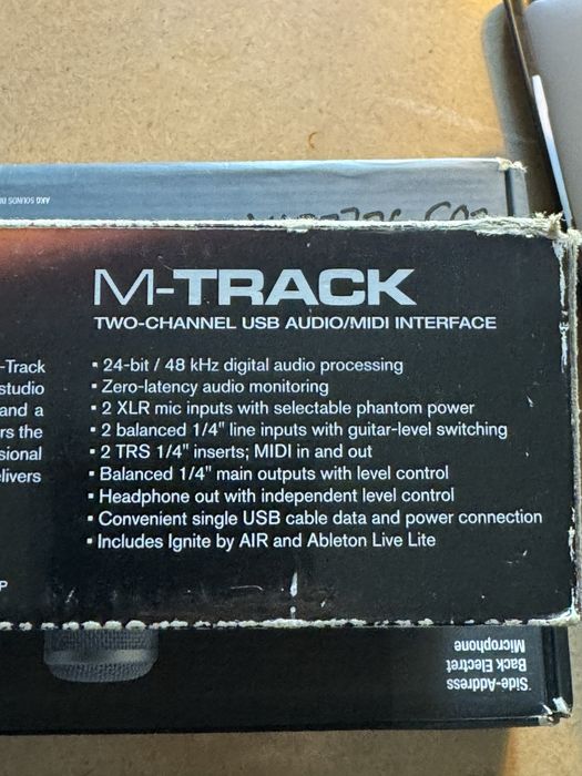 M-Audio M-Track Audio Interface