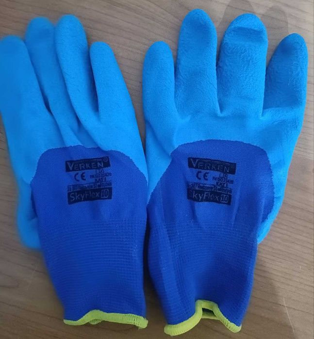Rękawice powlekane lateksem spandex robocze monterskie SkyFlex3-4 r.10