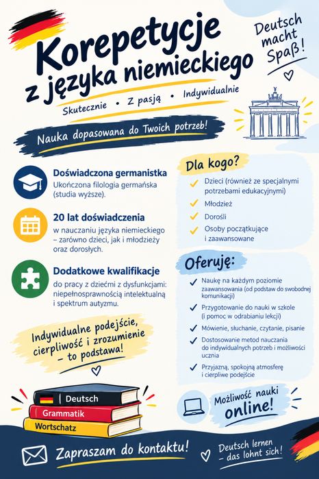 język niemiecki - korepetycje