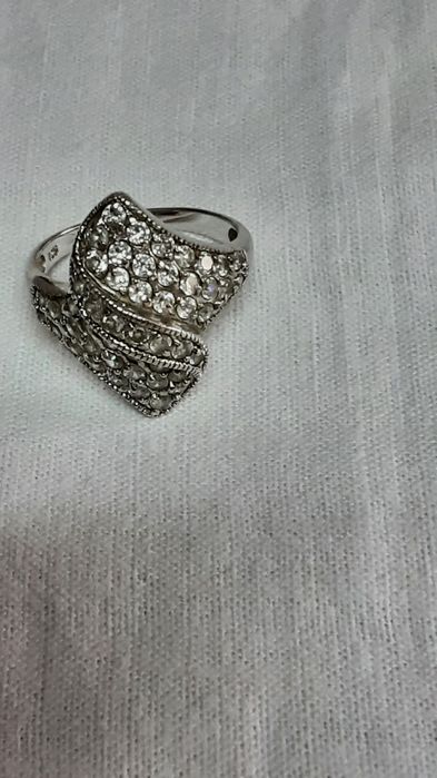 Anel em prata constratada 925 peso 6gramas