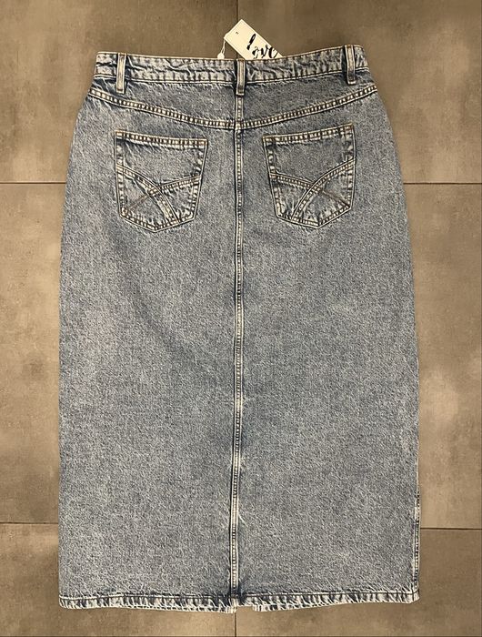 Love Copenhagen Spódnica Jeansowa Midi Nowa z Metką Denim