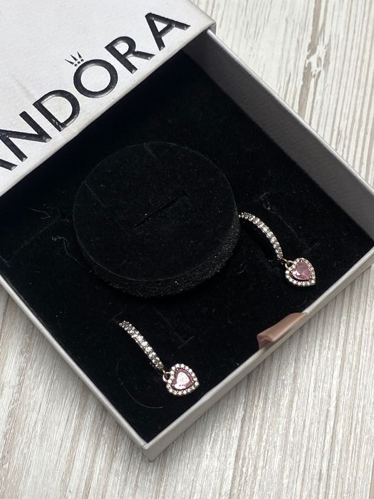 Продам срібні сережки Pandora, срібло 92 проби