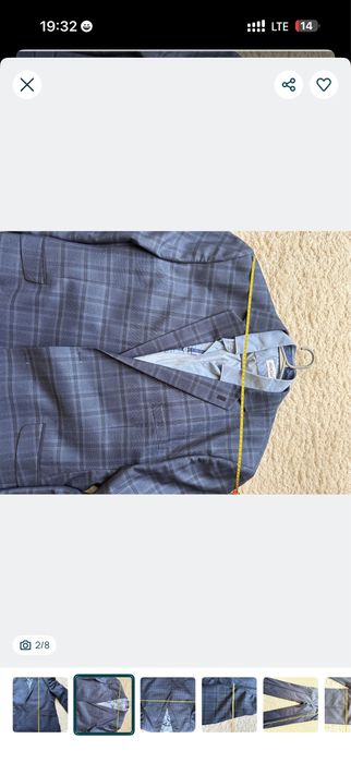 Мужской костюм, одевался 1 раз